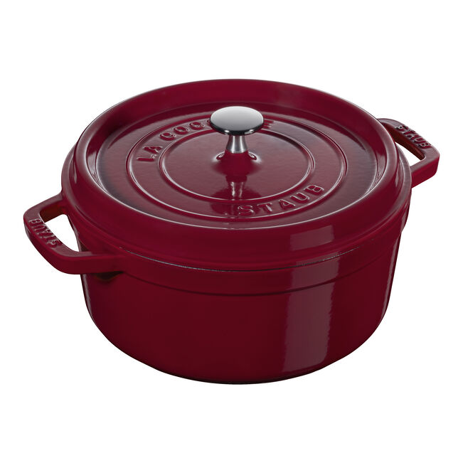 Staub Cocotte 4Qt Round - Bordeaux