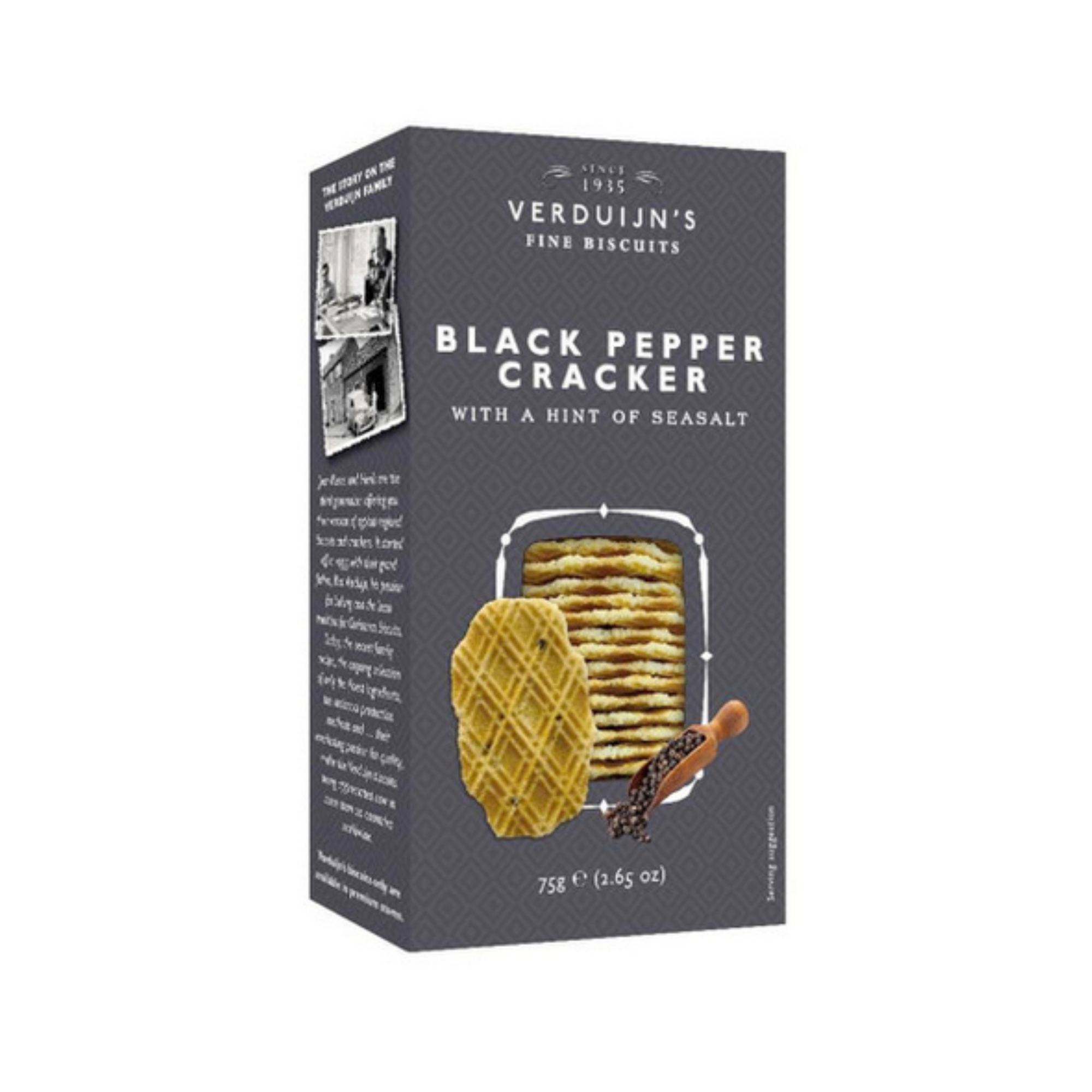 Verduijn's Black Pepper Cracker with a Hint of Sea Salt
