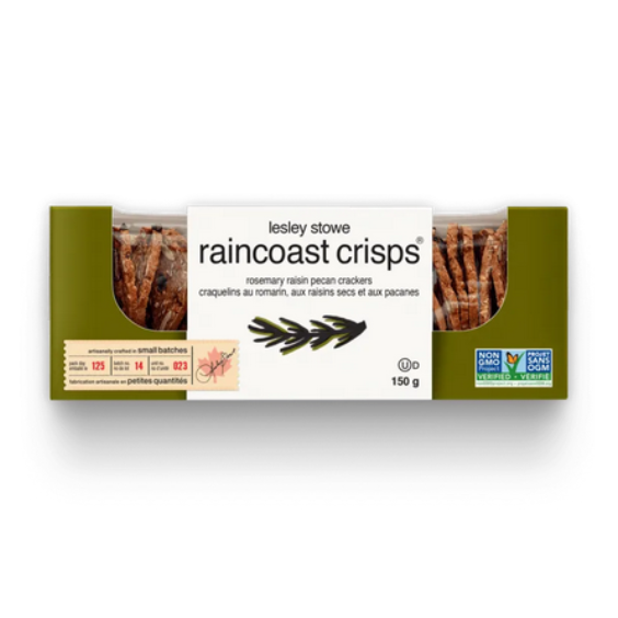 Lesley Stowe Raincoast Crisps - Rosemary Raisin Pecan