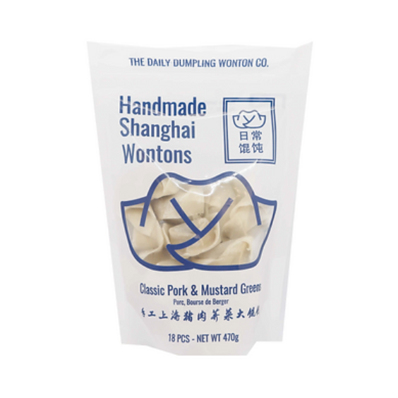 The Daily Dumpling Wonton Co. - Classic Pork & Mustard Greens