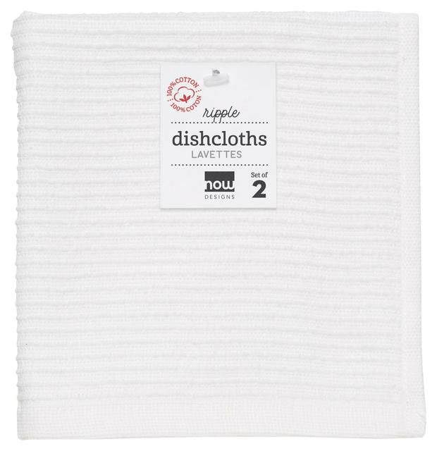 Danica Dish Cloth Set of 2 White
