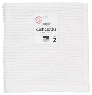 Danica Dish Cloth Set of 2 White