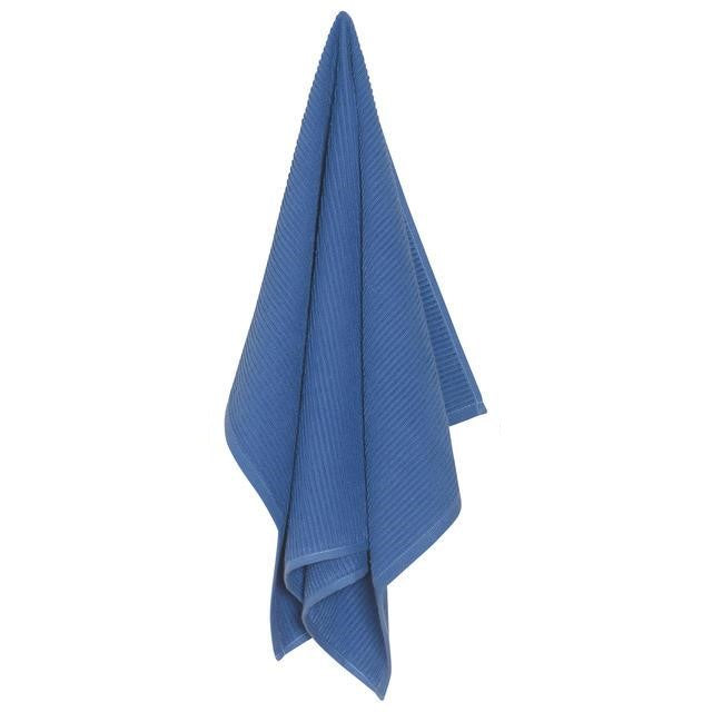 Danica Ripple Kitchen Towel - Royal Blue