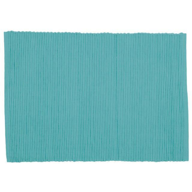 Danica Placemat Ribbed - Turquoise