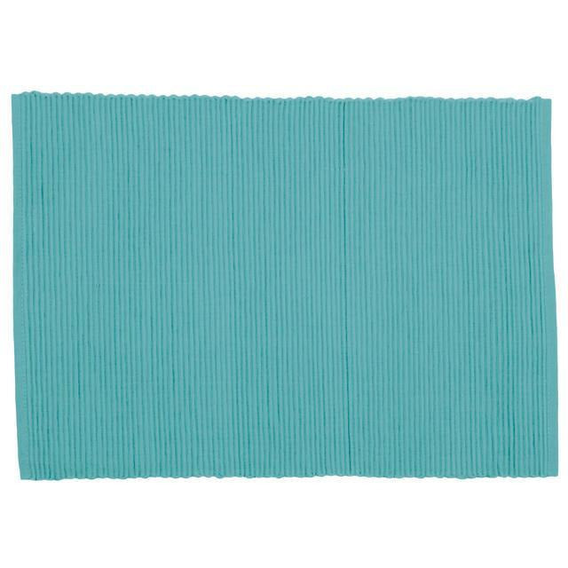 Danica Placemat Ribbed - Turquoise