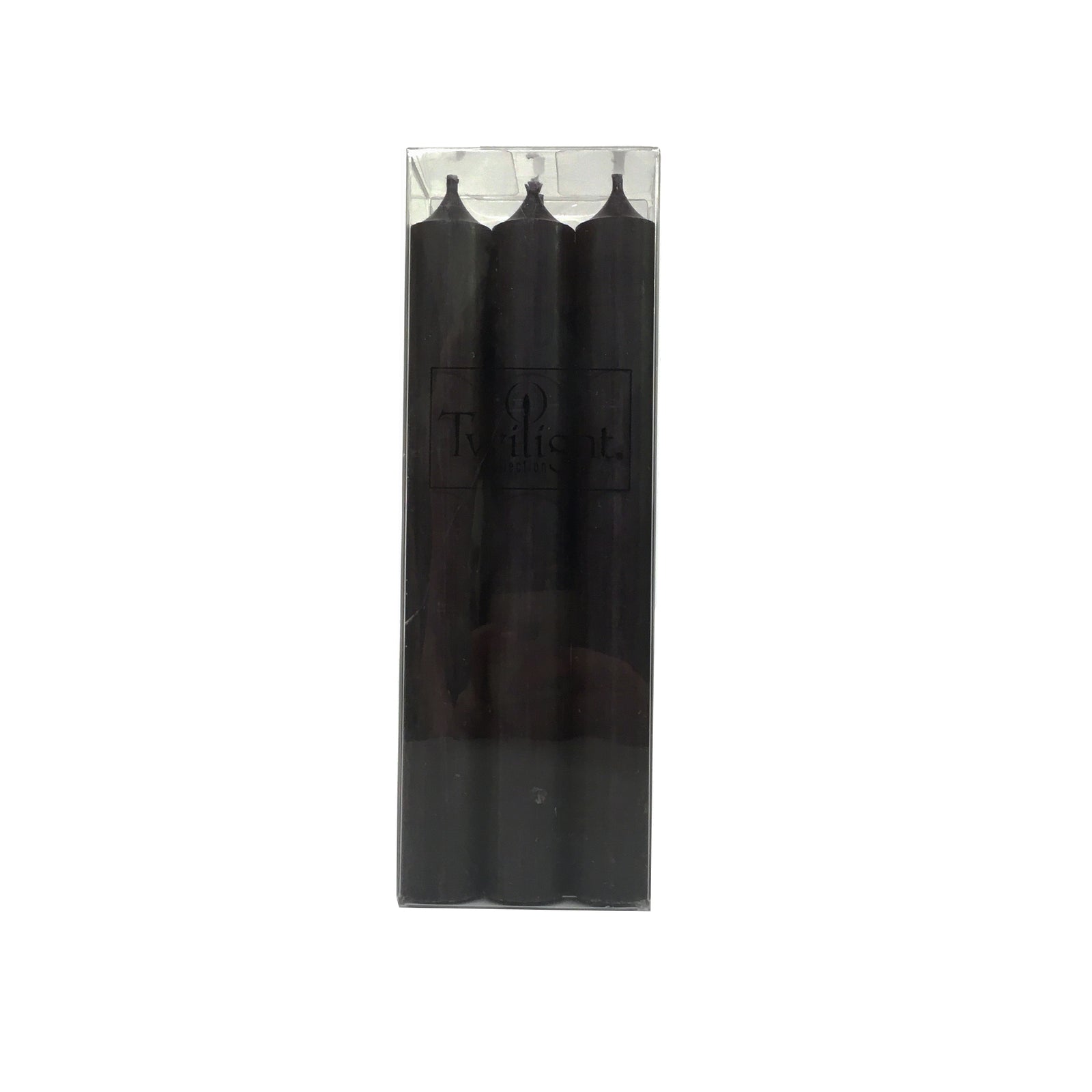 Twilight Candle 6-Pack 7" - Black
