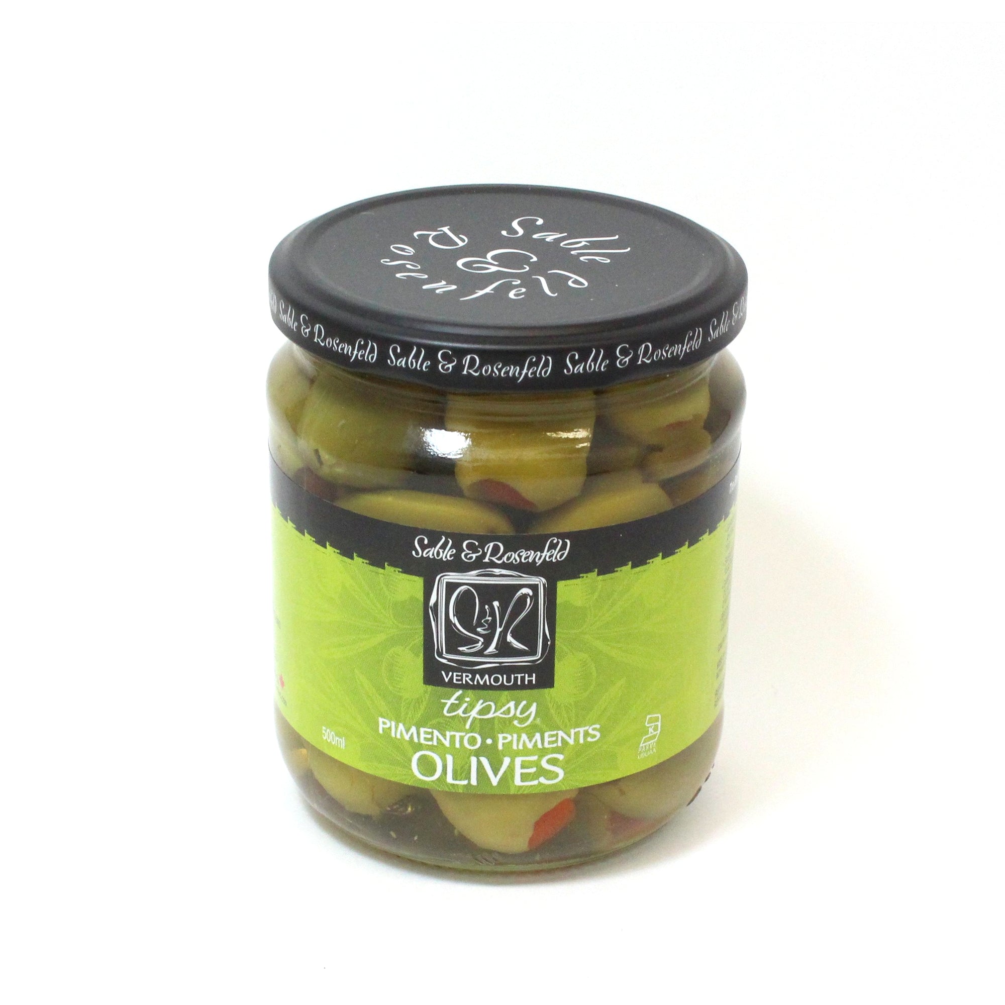Sable & Rosenfeld Tipsy Olives in Vermouth 500ml