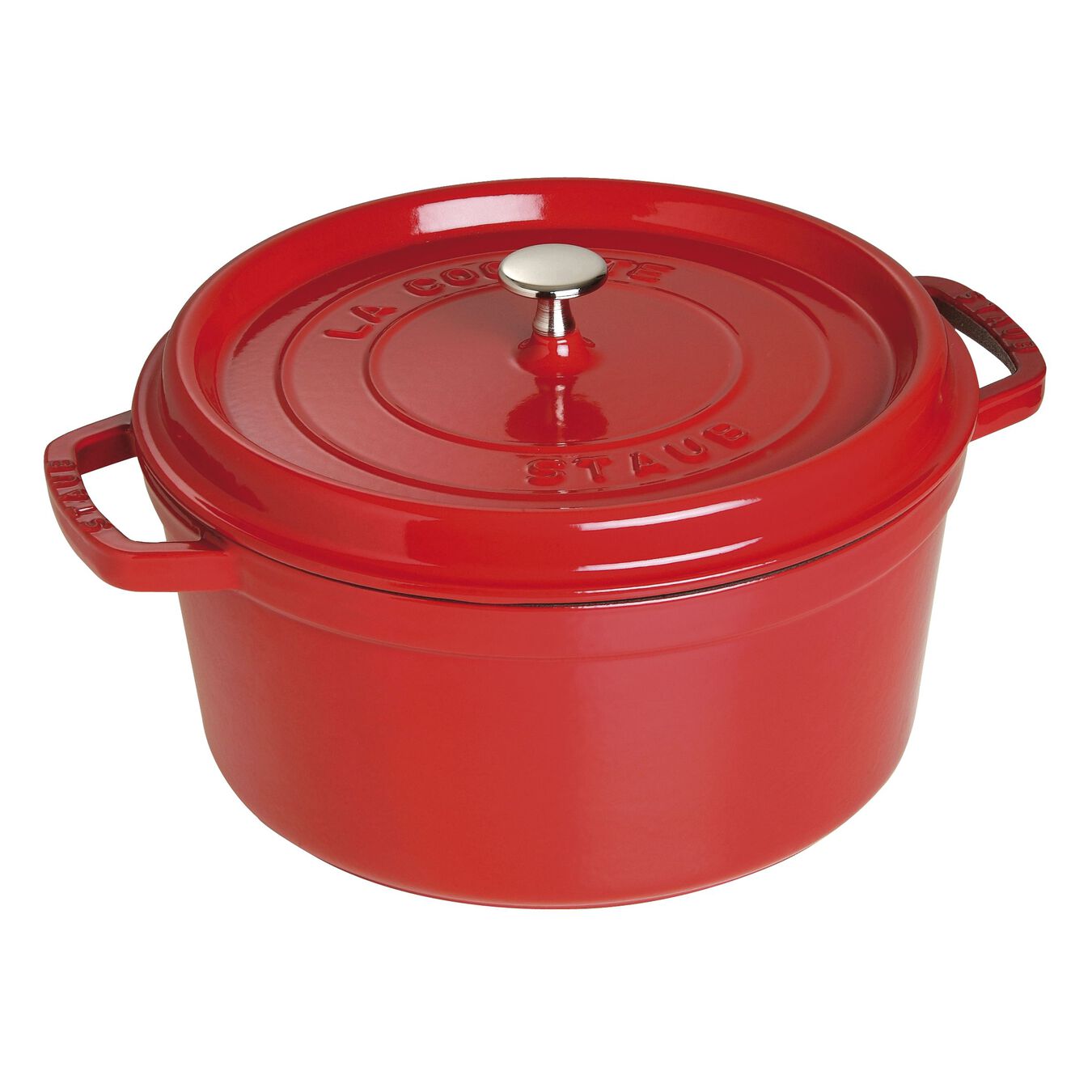 Staub Round Cocotte 7Qt - Cherry