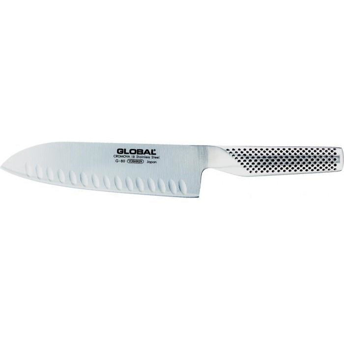 Global Santoku Knife 7" Fluted