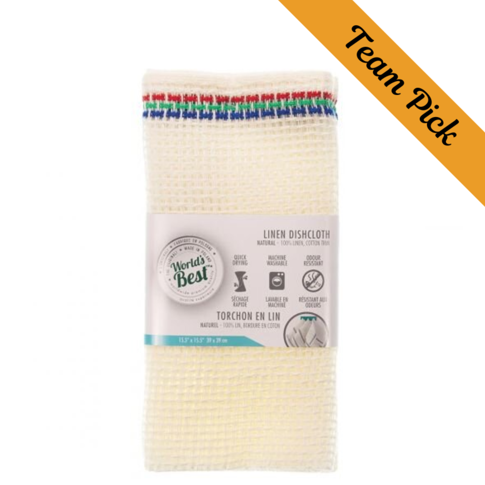 World's Best Linen Dish Cloth