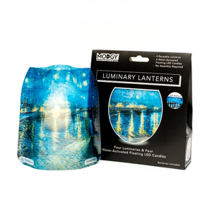 MODGY Luminary Lanterns - Starry Night Over the Rhone (Set of 4)