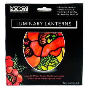 MODGY Luminary Lanterns - Tiffany Poppy (Set of 4)