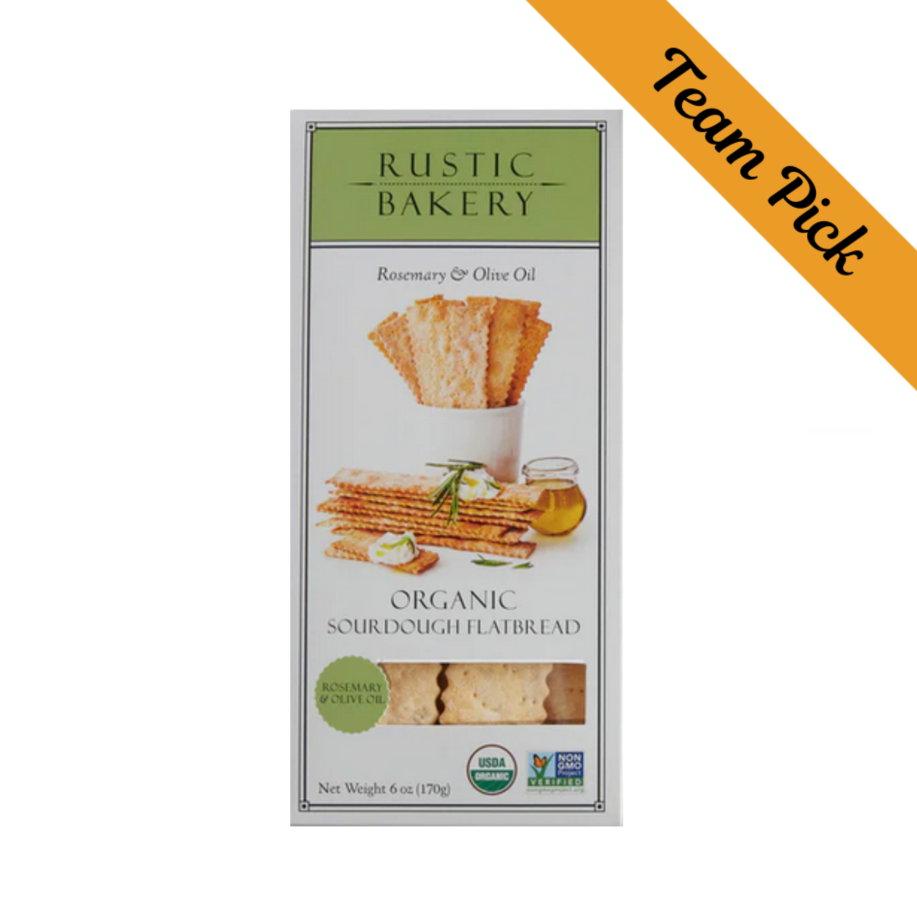 Rustic Bakery Rosemary & Olive Oil Crackers