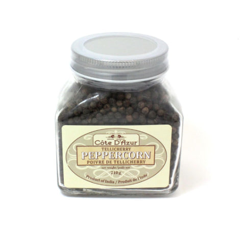 Cote d'Azur Peppercorns Tellicherry 210g