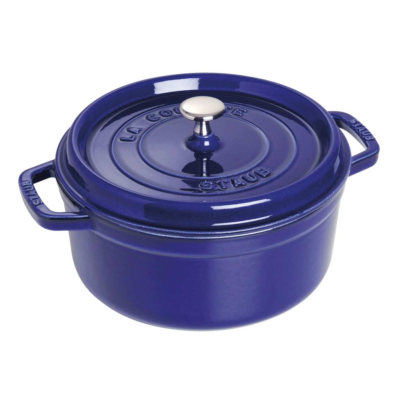 Staub Round Cocotte 5.5Qt - Dark Blue