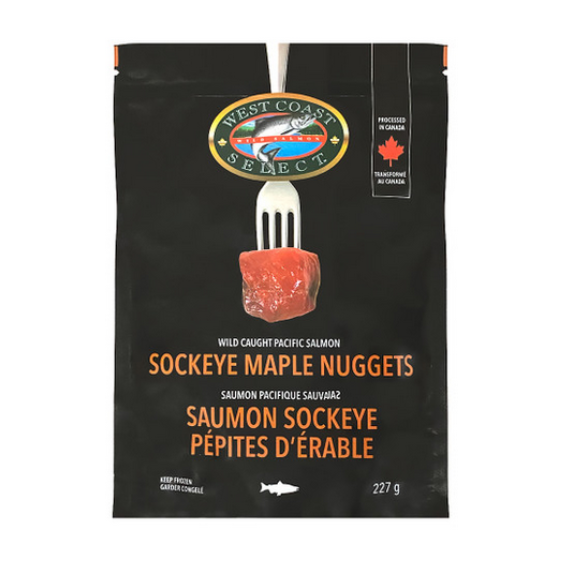 West Coast Select Smoked Salmon Maple Nuggets