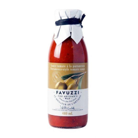 Favuzzi Tomato Sauce Puttanesca 480ml
