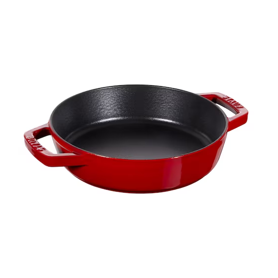 Staub 13 Enameled Cast Iron Double Handled Skillet