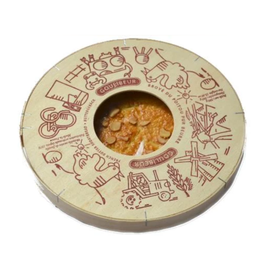 Goulibeur Butter Shortbread in Wooden Box - 380g