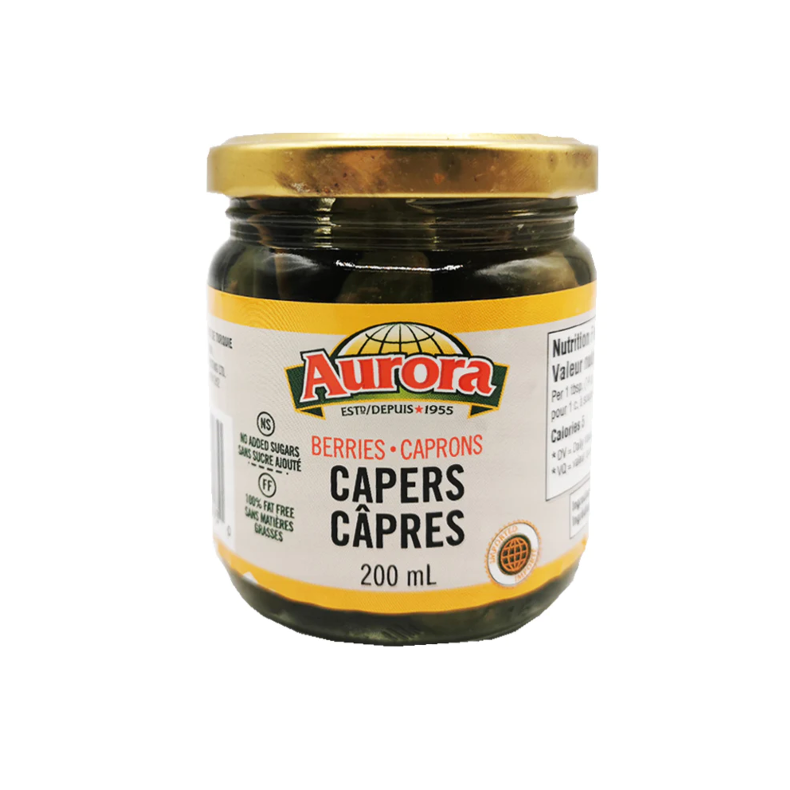 Aurora Caper Berries 200ml