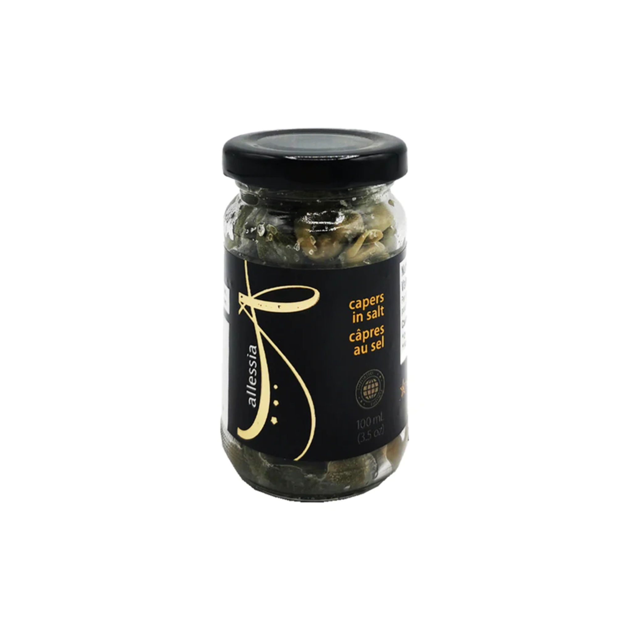 Allessia Capers In Salt 100ml