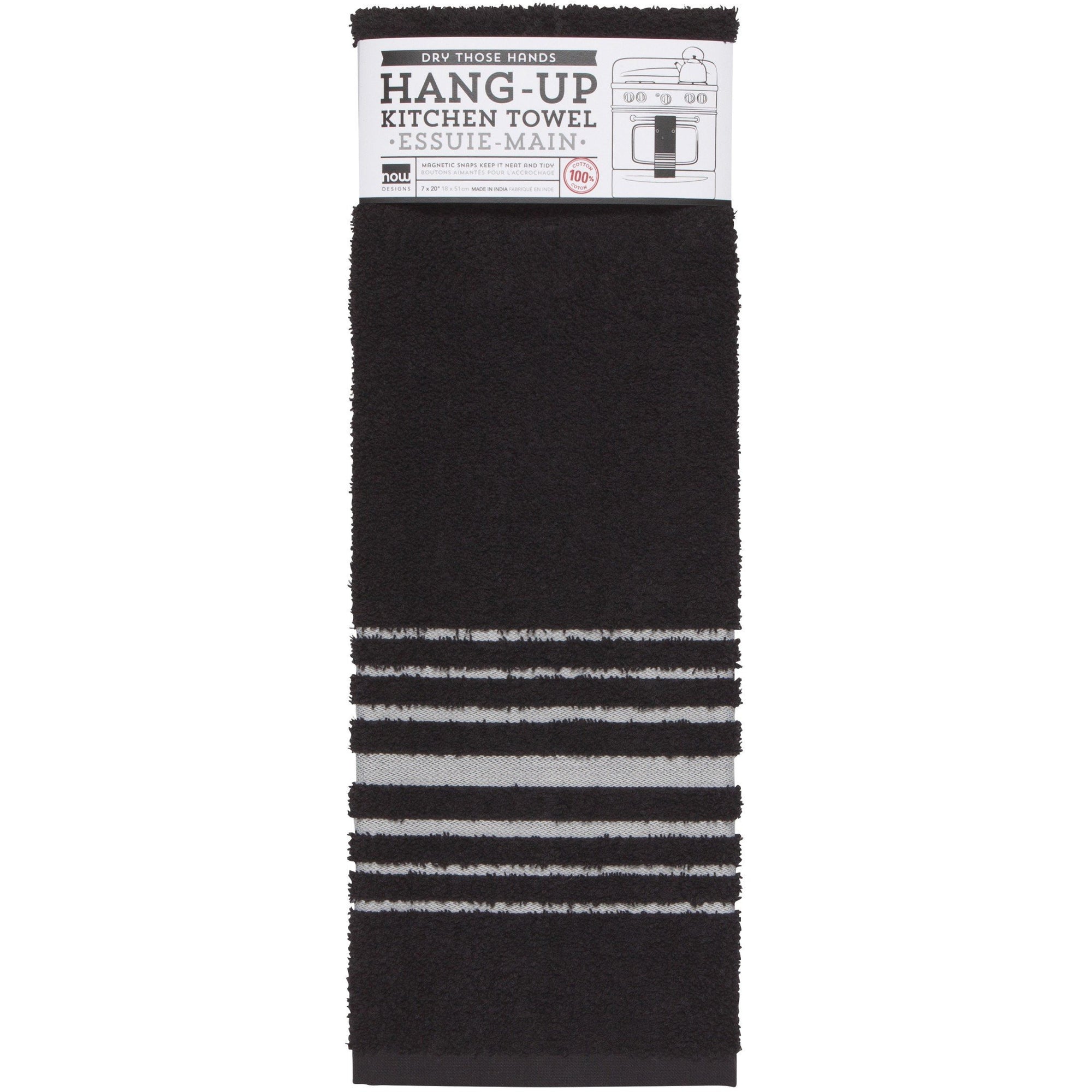 Danica Teatowel Hang-Up Black