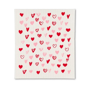 Abbott Swedish Dish Cloth - Hearts (Set of 2)