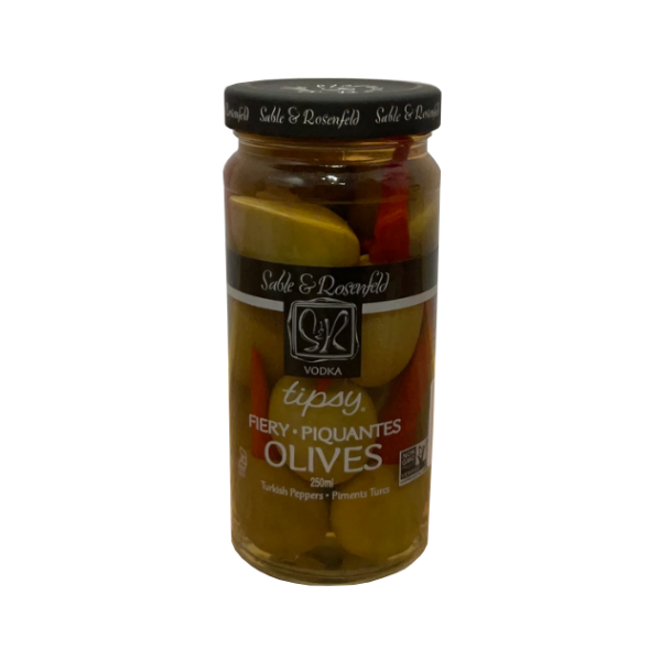 Sable & Rosenfeld Tipsy Fiery Olives in Vodka 250ml