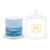 Michel Designs Cloche Candle Deep Water