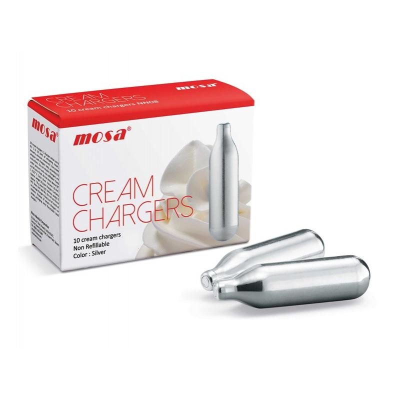 Mosa Whipped Cream Chargers - Package of 10