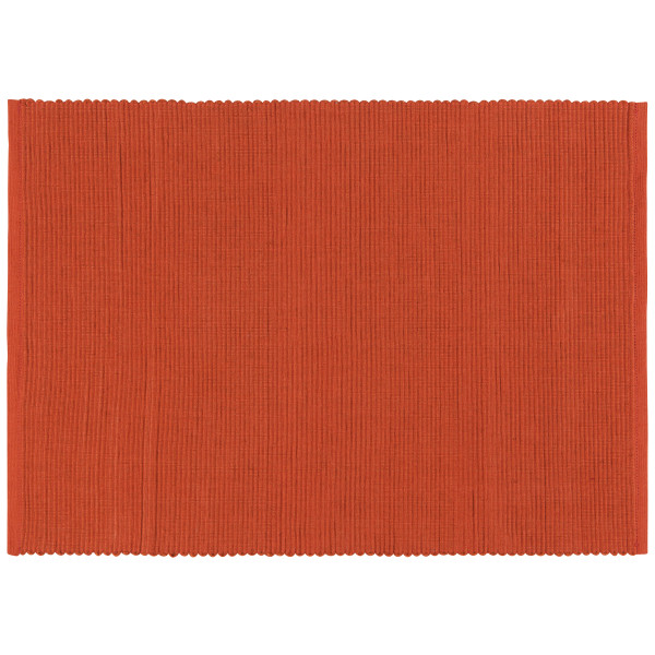 Danica Placemat Ribbed - Rust