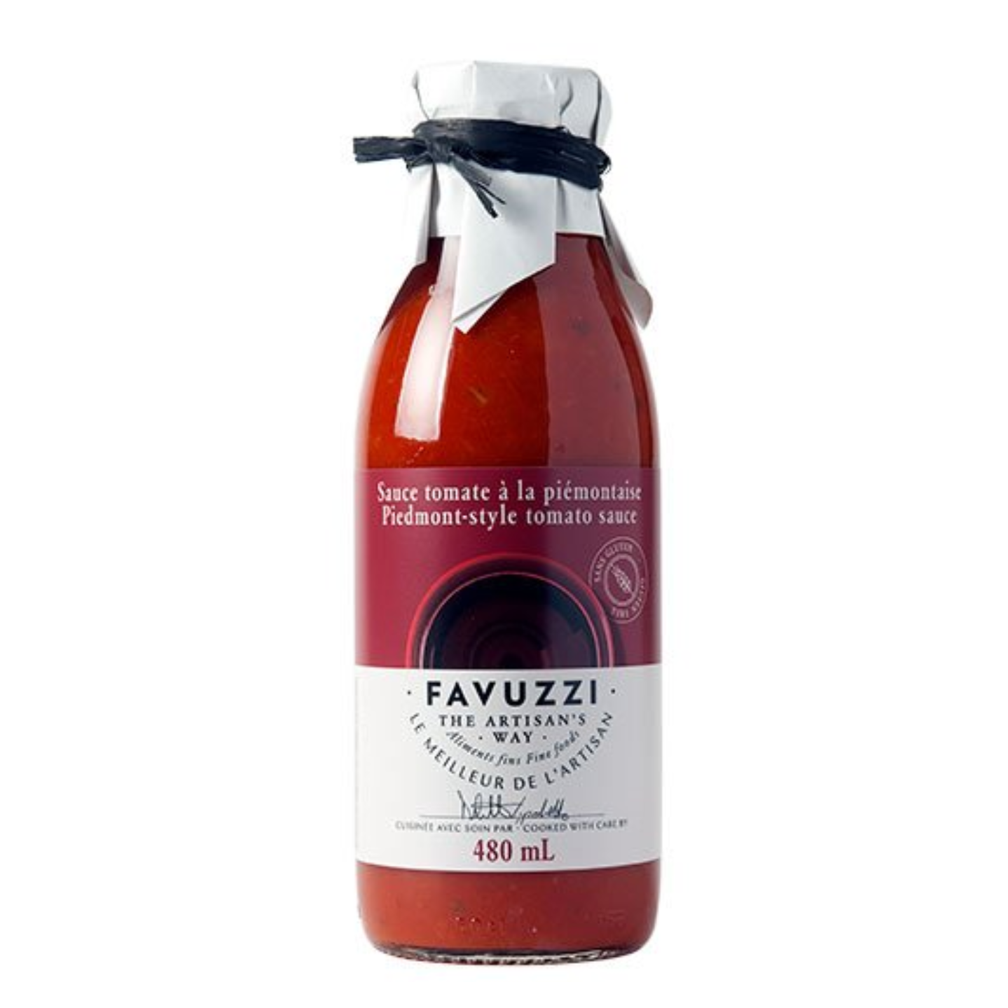 Favuzzi Tomato Sauce Piedmont-Style 480ml