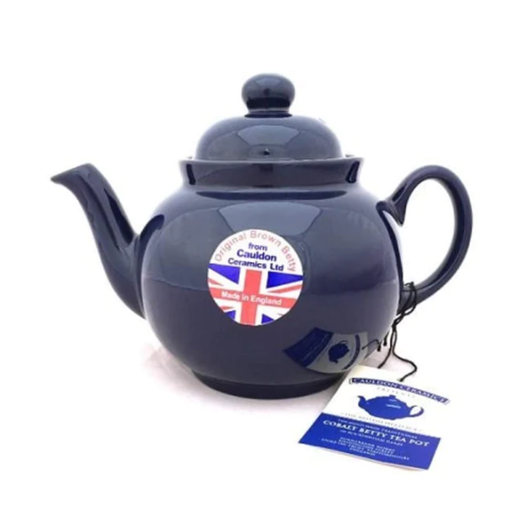 Brown Betty Teapot 4 Cup - Cobalt