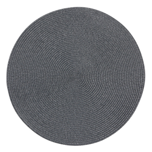 Danica Disko Placemat - Charcoal